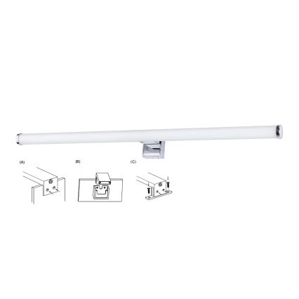 Top Light - LED spejllampe til badeværelse OREGON LED/9W/230V 60 cm IP44