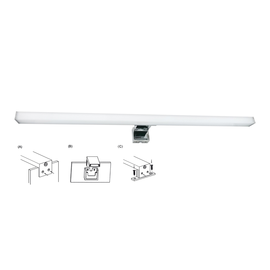 Top Light - LED spejllampe til badeværelse OREGON LED/9W/230V 60 cm IP44
