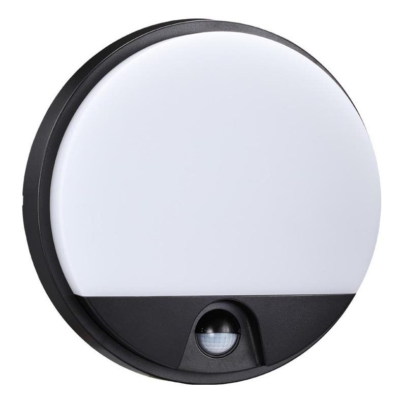 Top Light - LED Udendørs væglampe med bevægelsessensor og skumringssensor BARI LED/15W/230V 4000K IP54