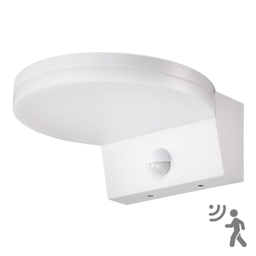 Top Light - LED Udendørs væglampe med sensor NOVARA LED/15W/230V IP65 hvid