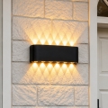 Top Light - LED udendørs væglampe RAY LED/10W/230V 3000/4000/6500K IP54 sort