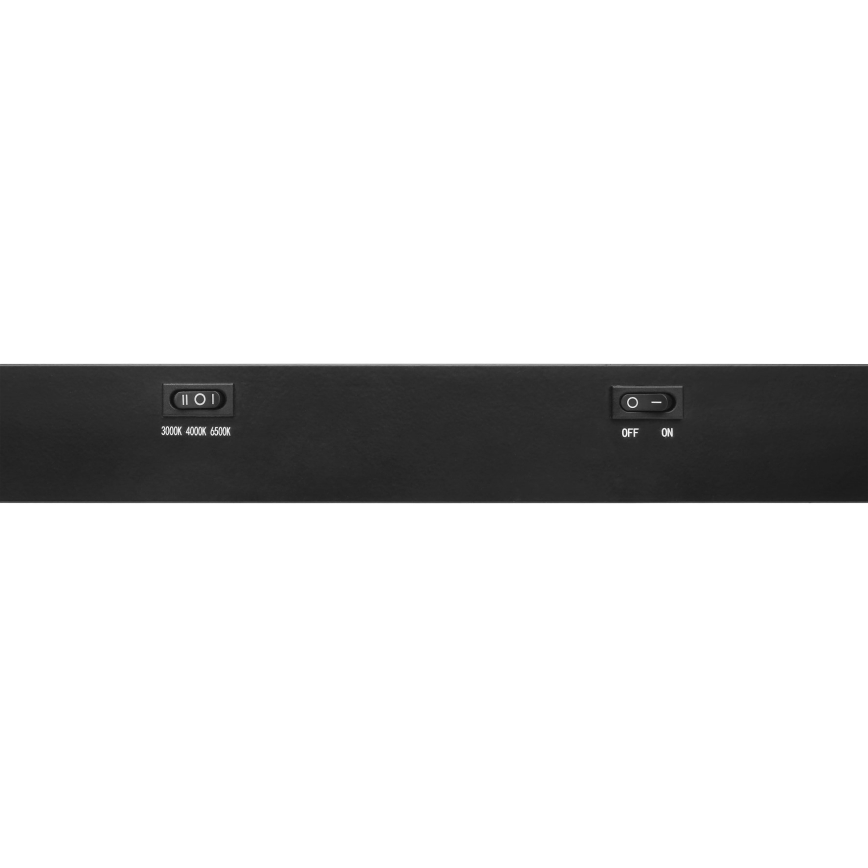 Top Light - LED underskabslampe AXIS LED/15W/230V 3000/4000/6500K 60 cm sort