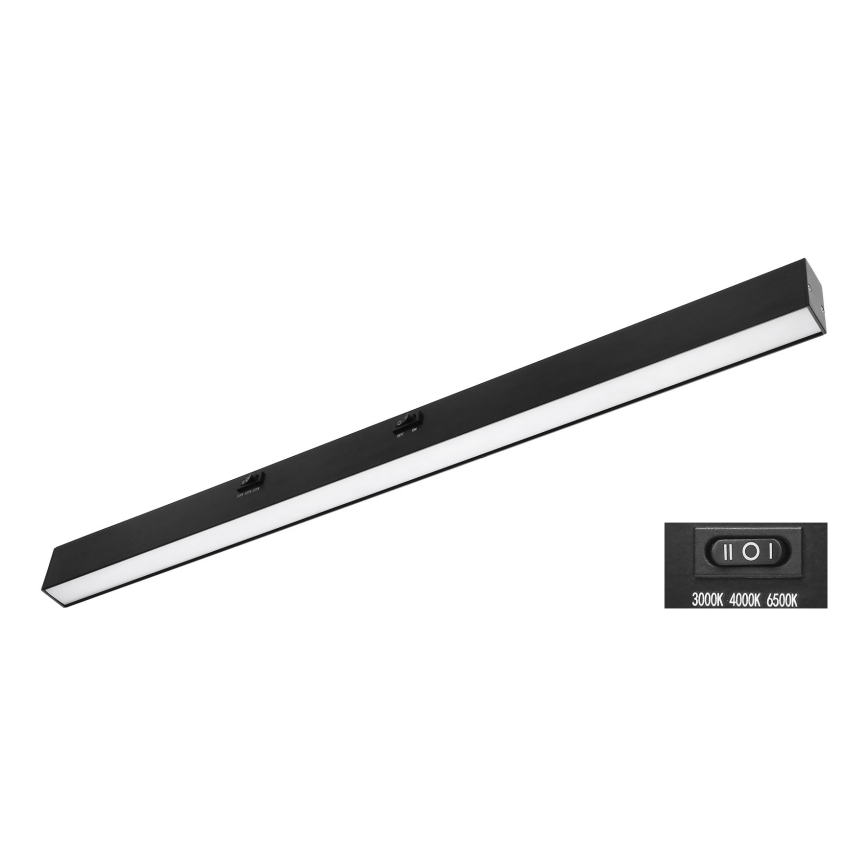Top Light - LED underskabslampe AXIS LED/15W/230V 3000/4000/6500K 60 cm sort
