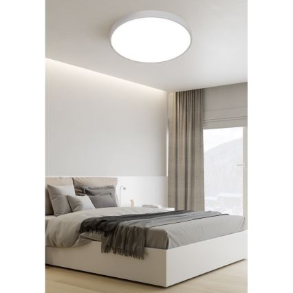 Top Light Metal 40B + fjernbetjening - LED loftlampe dæmpbar METAL LED/51W/230V hvid + fjernbetjening