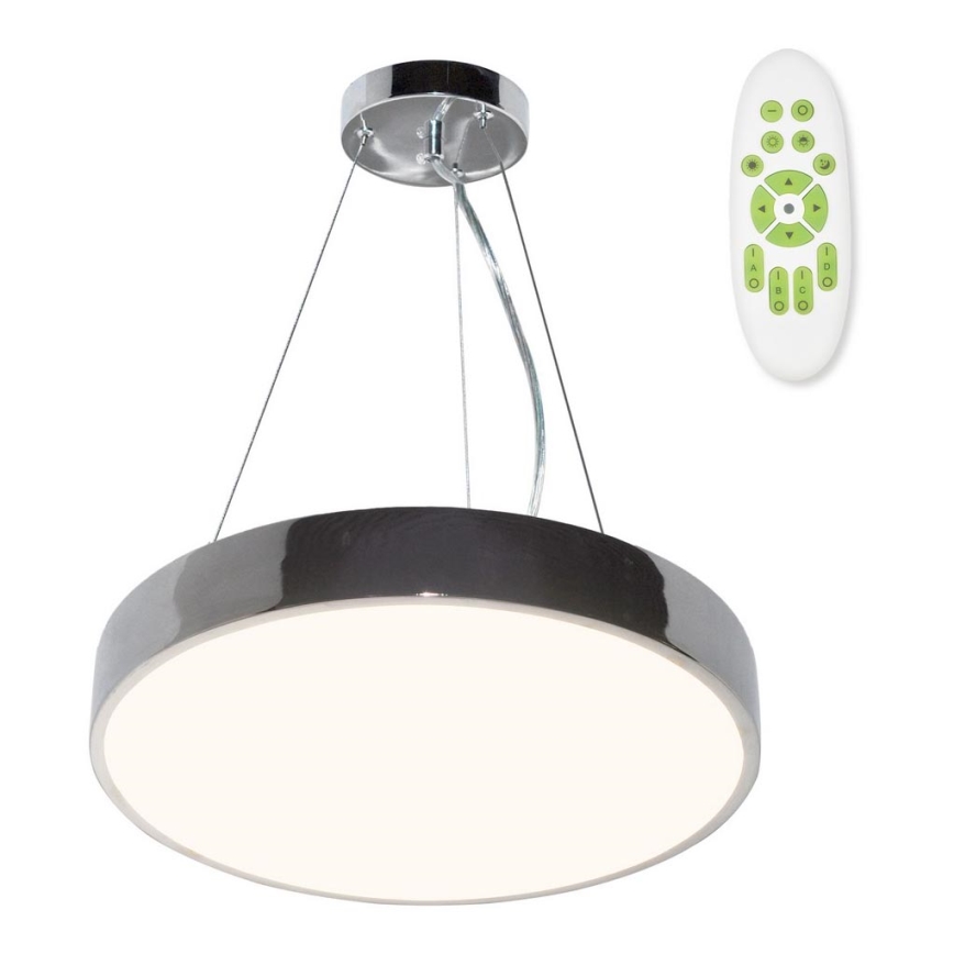 Top Light Metal 40CRZ + fjernbetjening - LED pendel dæmpbar METAL LED/51W/230V skinnende krom + fjernbetjening