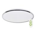 Top Light Silver KXL RC - LED dæmpbar loftlampe SILVER LED/51W/230V + fjernbetjening