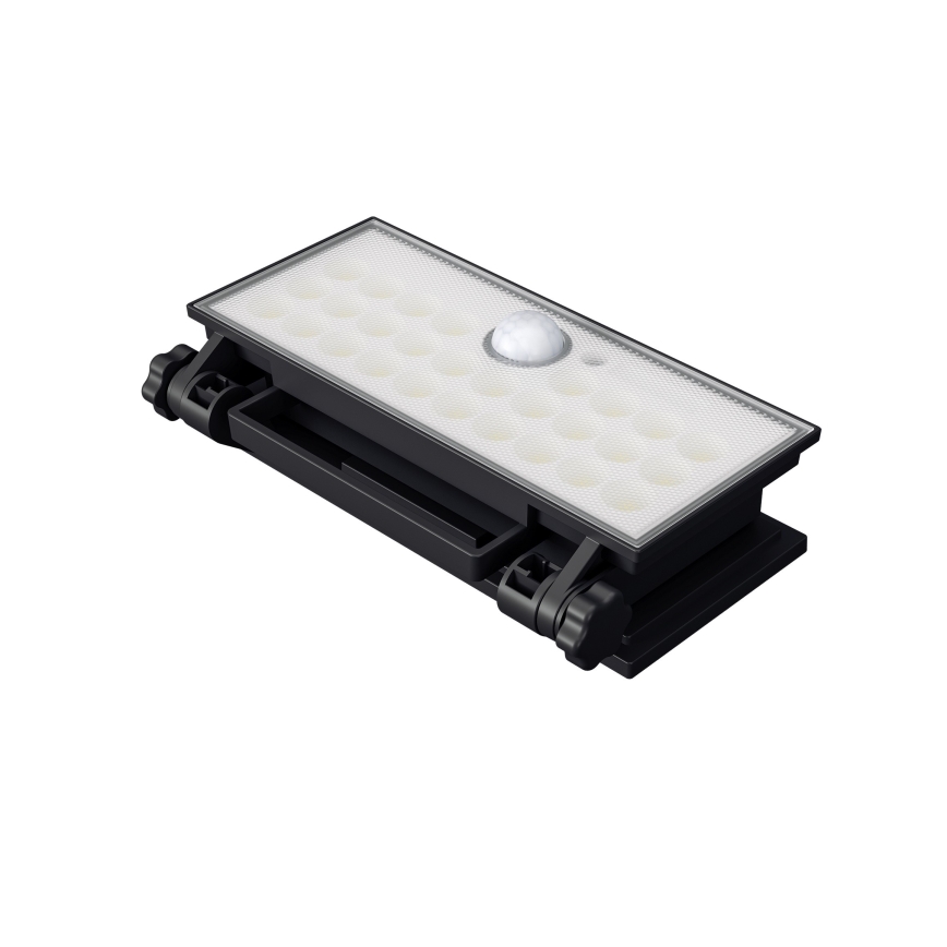 Top Light - Soldrevet LED vægprojektør med sensor HELEON PRO LED/8W/3,7V IP65 4000K 2600 mAh