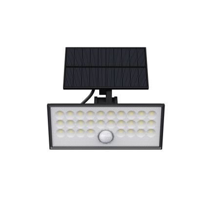 Top Light - Soldrevet LED vægprojektør med sensor HELEON VARIO LED/8W/3,7V IP65 4000K 2200 mAh + fjernbetjening