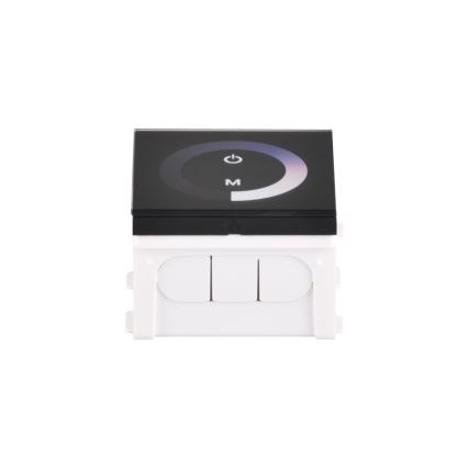 Touch-kontakt med lysdæmper til ensfarvede LED strips 12-24V 4-kanal
