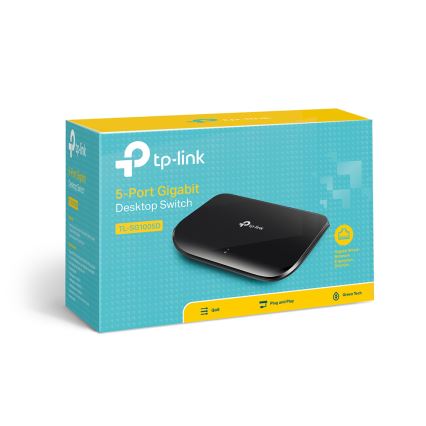 TP-Link - 5-ports Gigabit netværksswitch