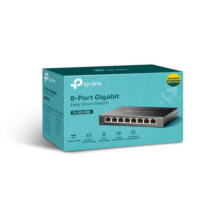 TP-Link - 8-ports Gigabit Easy Smart-switch