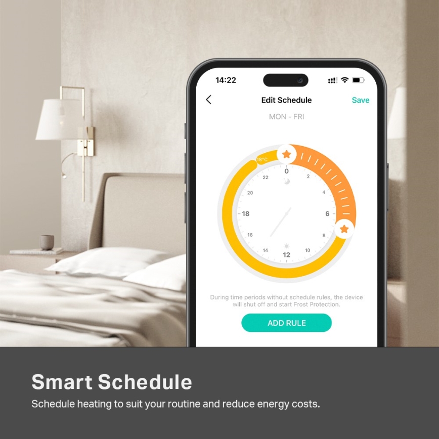 TP-Link - digital termostat, 2× AAA-batterier