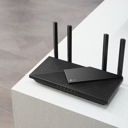 TP-Link - Dobbeltbånds multigigabit Wi‑Fi 6-router med 2,5 Gbit/s-port Archer AX55 Pro