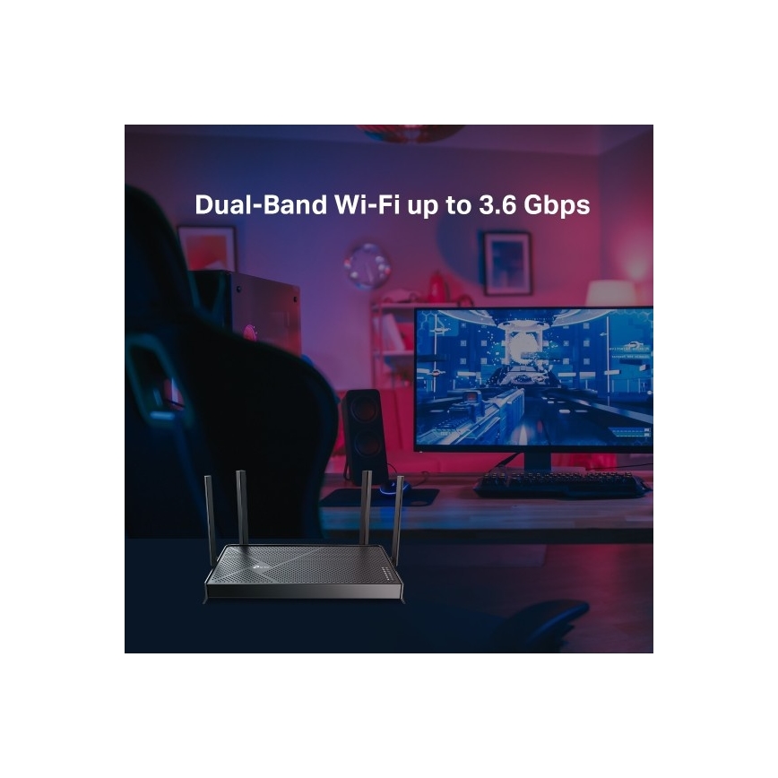 TP-Link - Dobbeltbåndet Wi-Fi 7-router
