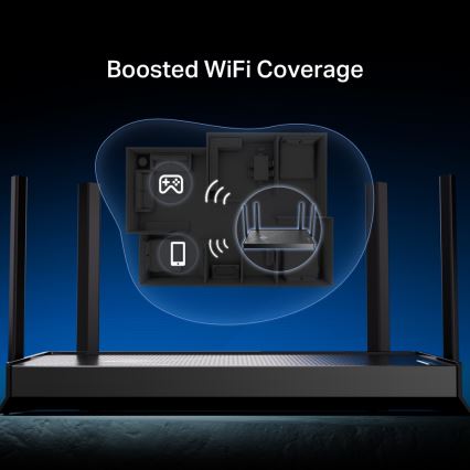 TP-Link - Dobbeltbånds Wi-Fi 7-router Archer BE230