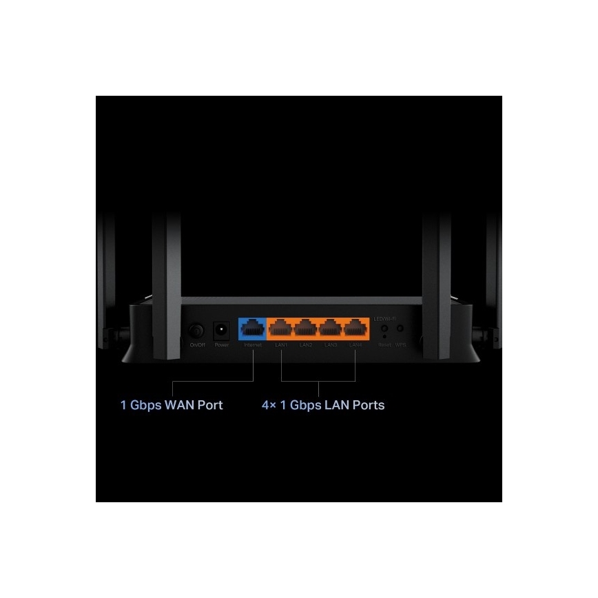 TP-Link - Dobbeltbånds Wi-Fi 7-router