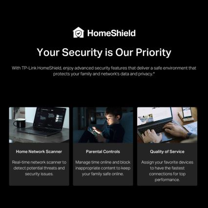 TP-Link - Dobbeltbånds Wi-Fi 7-router