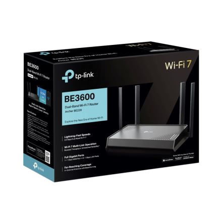 TP-Link - Dobbeltbånds Wi-Fi 7-router