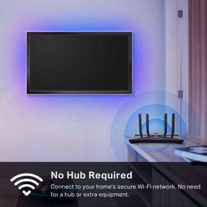 TP-Link - Dæmpbar LED RGBW-bånd 5 m LED/13W/230V Wi-Fi