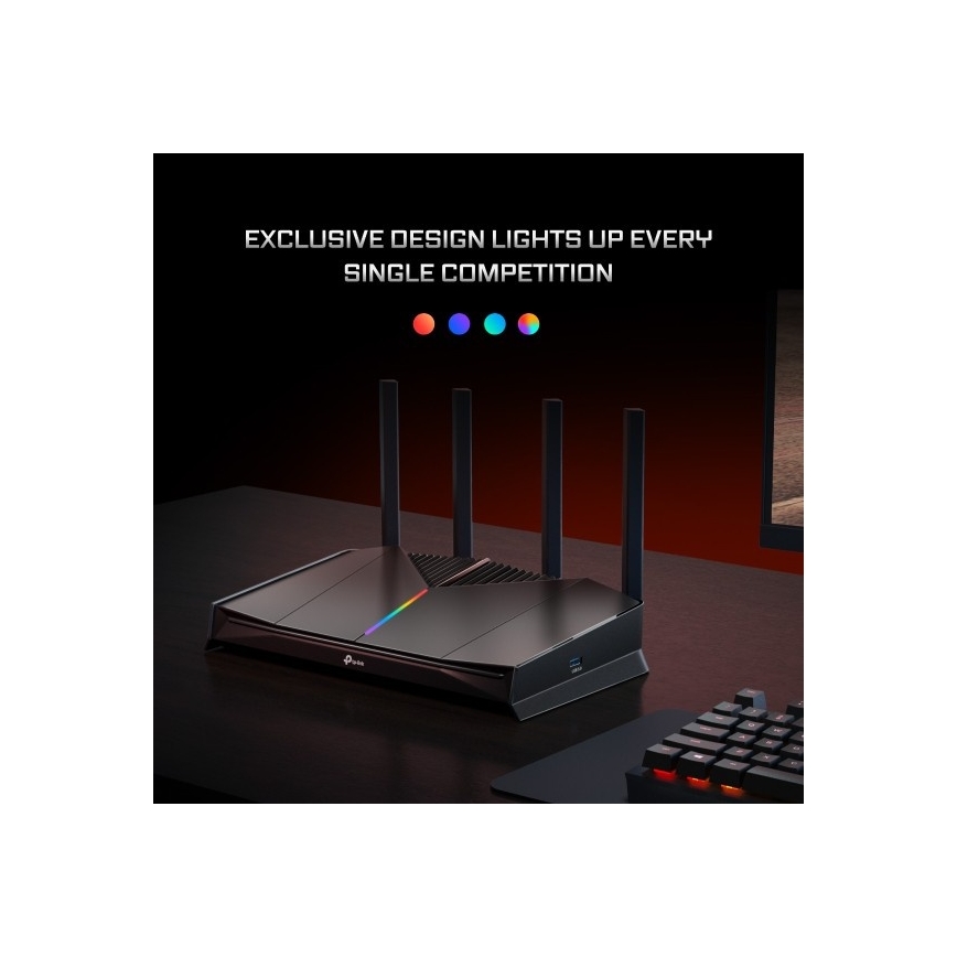 TP-Link - Gaming-dobbeltbånds Wi-Fi 7-router