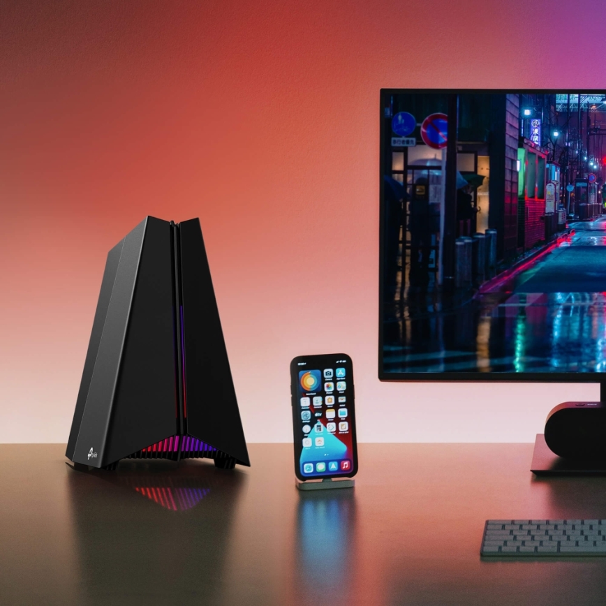 TP-Link - Gaming trebånds Wi‑Fi 7-router Archer GE550