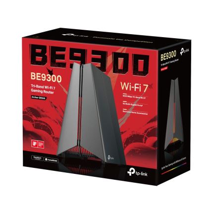 TP-Link - Gaming trebånds Wi‑Fi 7-router Archer GE550