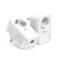 TP-Link - Gigabit Powerline-sæt med gennemgangsudtag og Wi-Fi