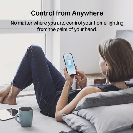 TP-Link - Smart 2-knaps lysafbryder 2xAAA Wi-Fi