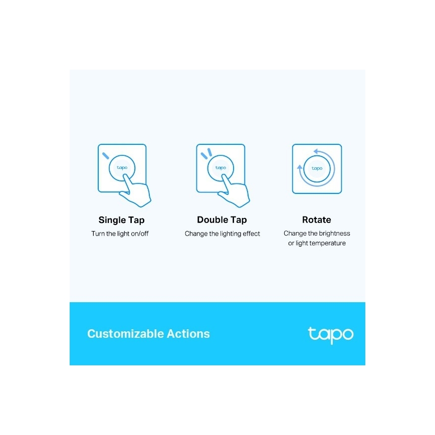 TP-Link - Smart berøringsdæmper 1xCR2032 Wi-Fi