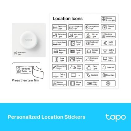 TP-Link - Smart berøringsdæmper 1xCR2032 Wi-Fi