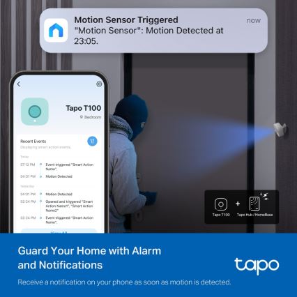 TP-Link - Smart bevægelsessensor 1xCR2450 Wi-Fi