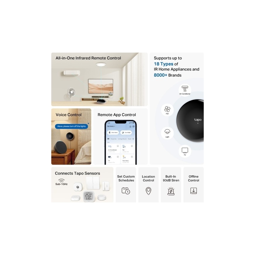 TP-Link - Smart infrarød gateway (Wi‑Fi-hub)