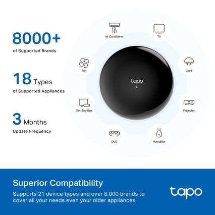 TP-Link - Smart infrarød gateway-hub MATTER Wi-Fi