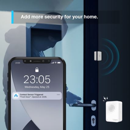 TP-Link - Smart kontaktsensor 1xCR2032 Wi-Fi