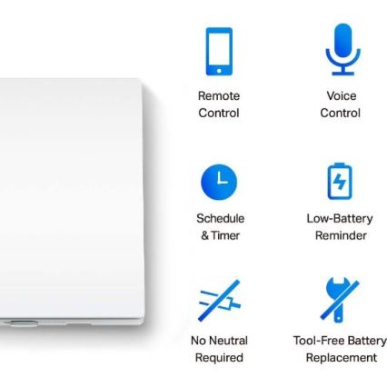 TP-Link - Smart lyskontakt 2xAAA Wi-Fi