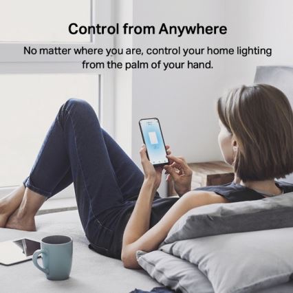 TP-Link - Smart lyskontakt 2xAAA Wi-Fi