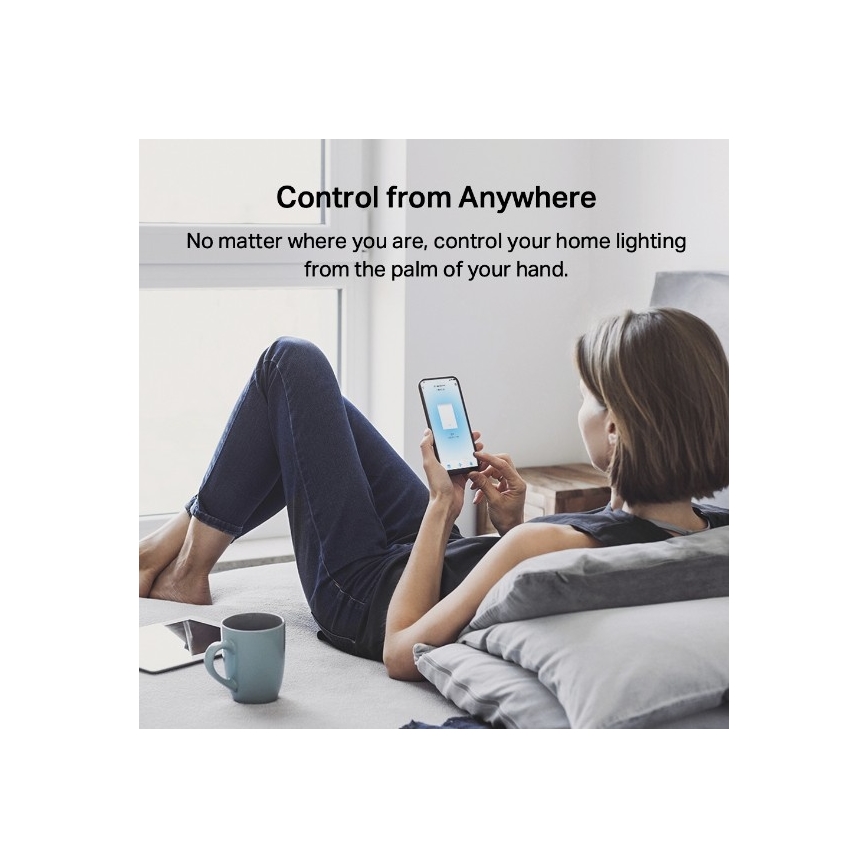 TP-Link - Smart lyskontakt 2xAAA Wi-Fi