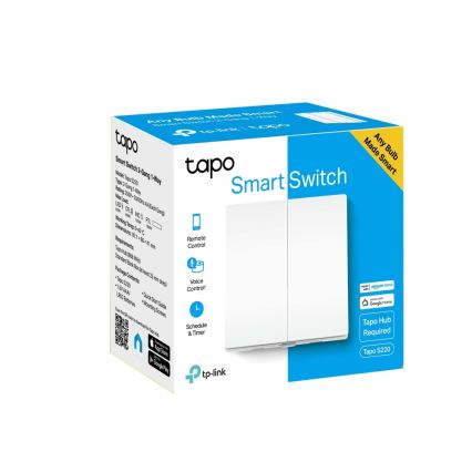 TP-Link - Smart lyskontakt med to knapper, 2x AAA-batterier