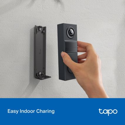 TP-Link - Smart mini video-dørklokke Wi-Fi