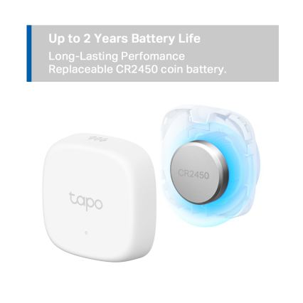 TP-Link - Smart sensor til måling af temperatur og luftfugtighed 1xCR2450 Wi‑Fi