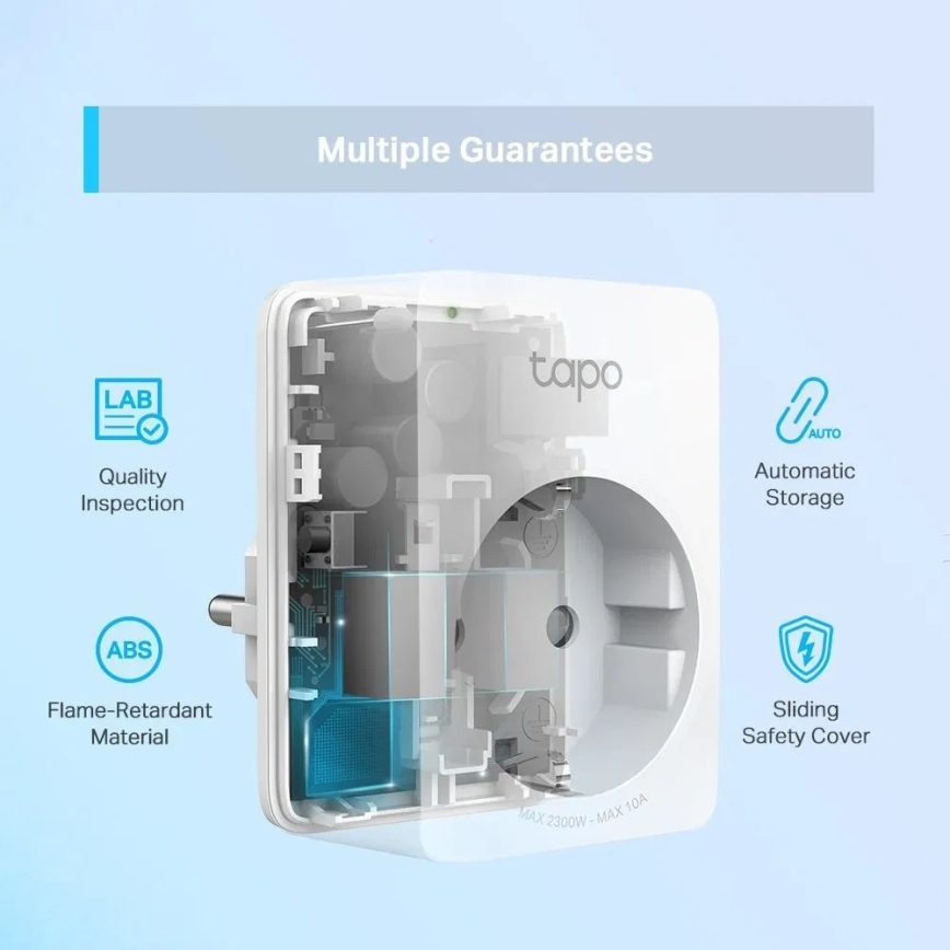 TP-Link - Smart stikdåse E 2300W Wi-Fi