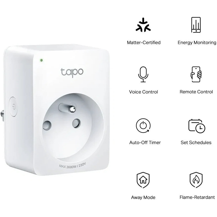 TP-Link - Smart stikdåse E MATTER 3690W Wi-Fi
