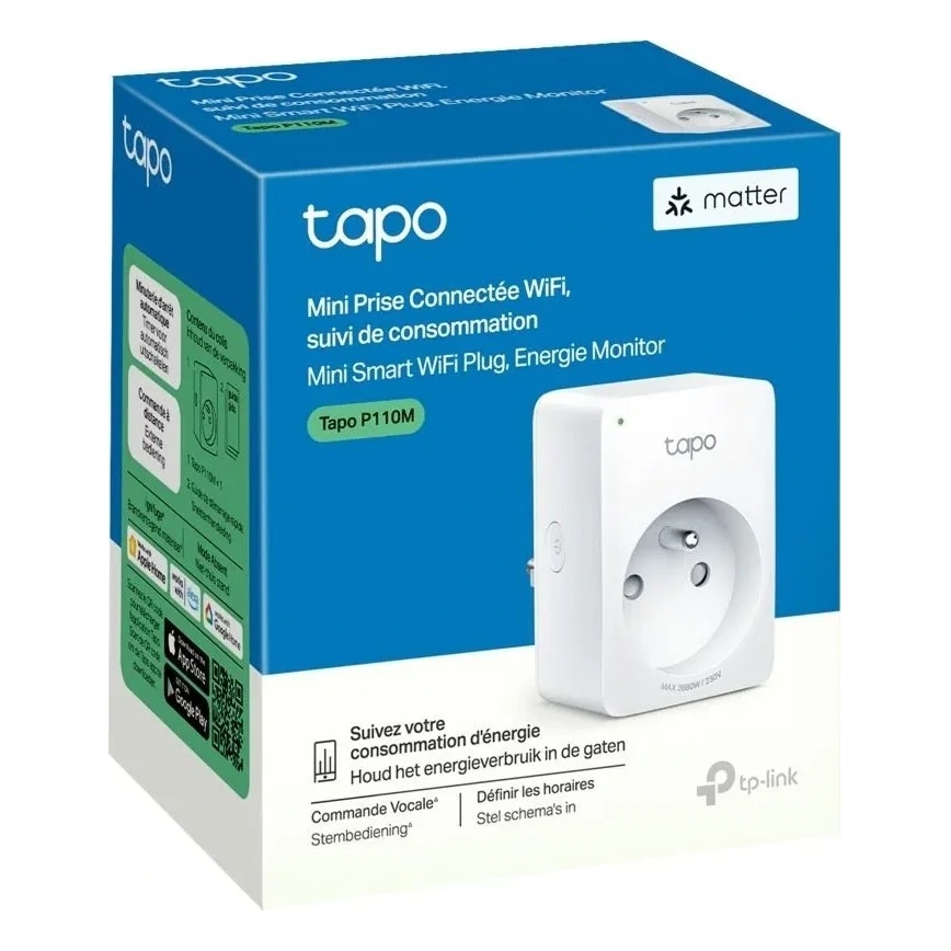 TP-Link - Smart stikdåse E MATTER 3690W Wi-Fi