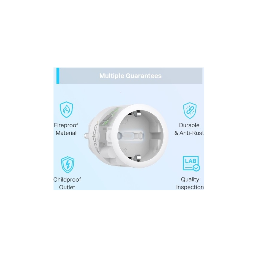 TP-Link - Smart stikkontakt F 3680W Wi-Fi