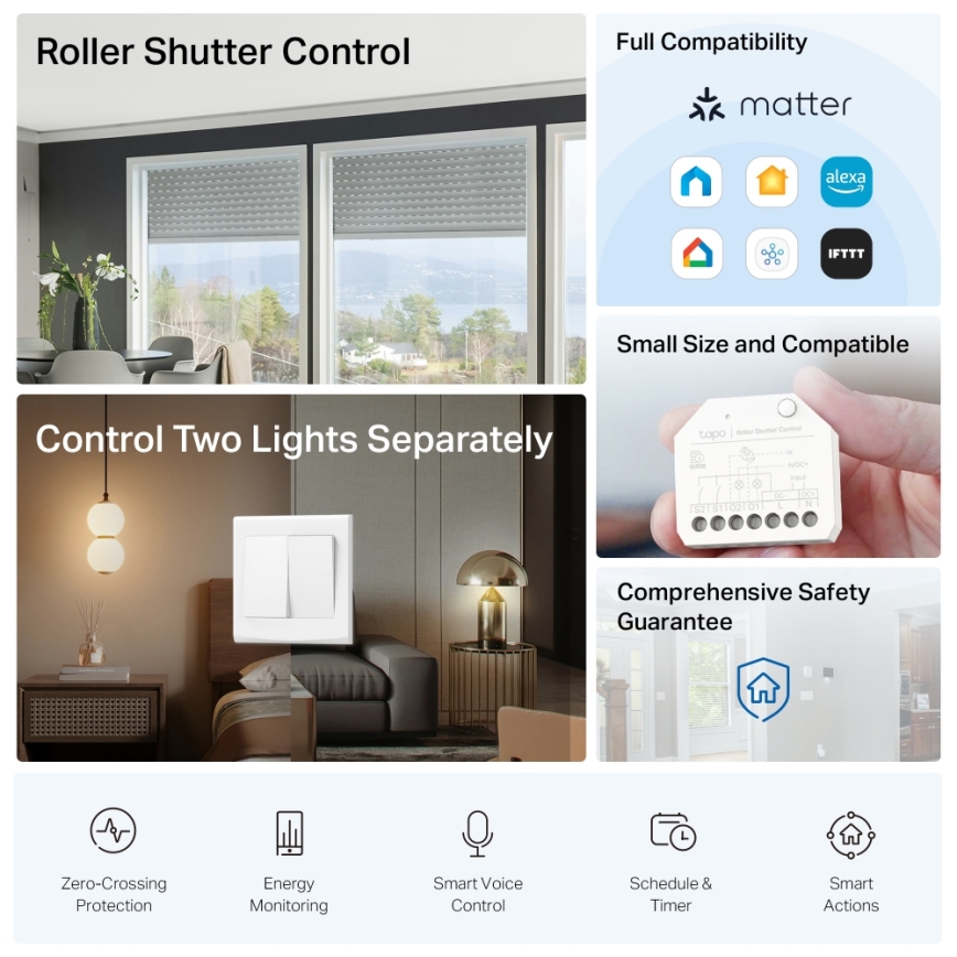 TP-Link - Smart afbrydermodul MATTER