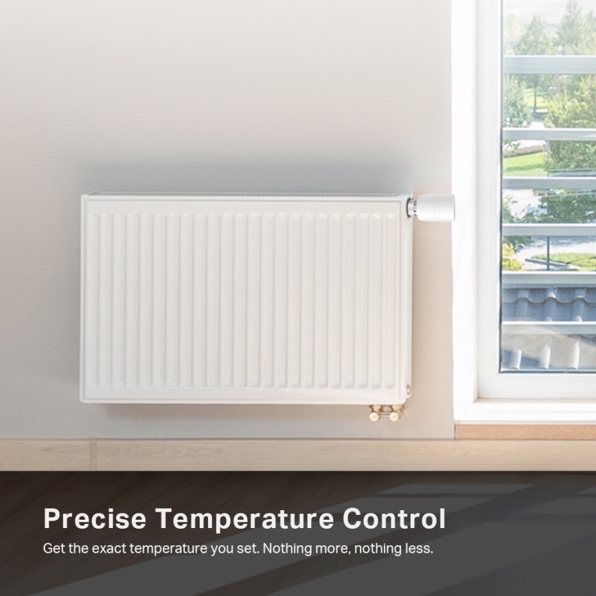 TP-Link - Smart termostatisk radiatorventil med LCD-display, 2xAA, Tuya