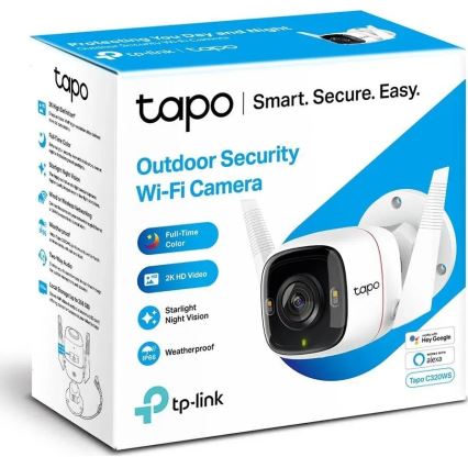 TP-Link - Smart udendørs kamera med sensor IP66 Wi-Fi