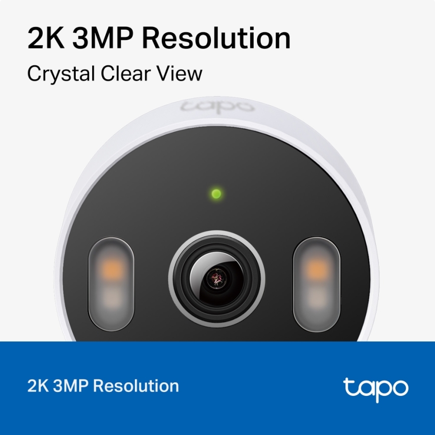 TP-Link - Smart udendørskamera 3 MP 5 V Wi‑Fi