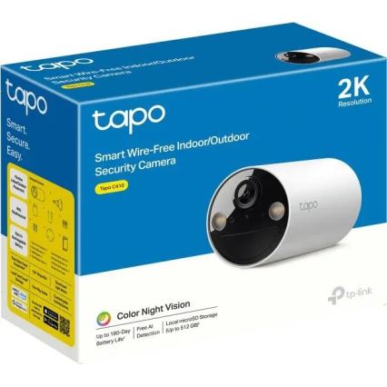 TP-Link - Smart udendørs kamera med sensor IP65 Wi-Fi