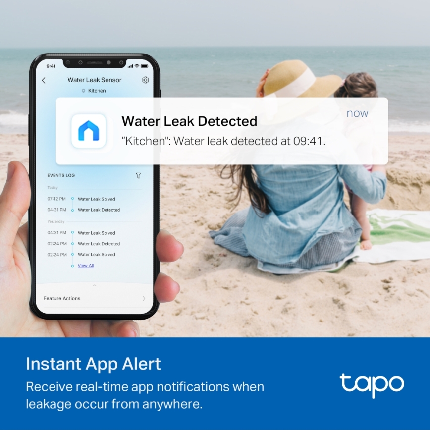 TP-Link - Smart vandsensor 2xAAA